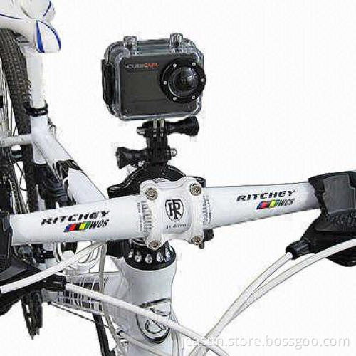 Waterproof 1,080P HD Sports Camera Cubicam with Body Strap and Multiple-mount